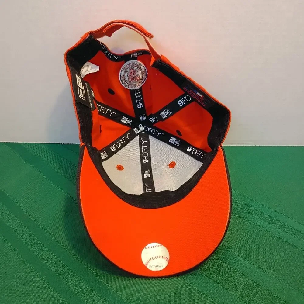 New Era MLB San Francisco Giants Baseball Cap Hat Youth Orange Black